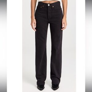 RE/DONE X Levi's 90s Jean Black Denim